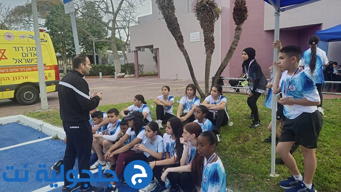 20 طالب وطالبة من أبناء جلجولية يشاركون في سباق اور يهودا 